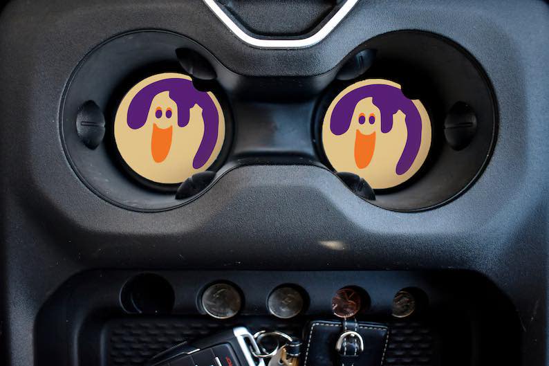 Halloween Cookie Car Coaster
