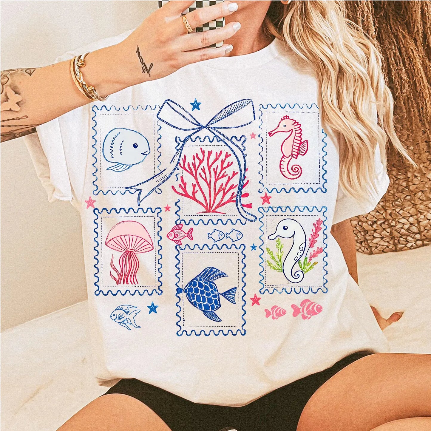 SUMMER COASTEL STAMP