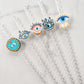 Evil Eye Straw Charm