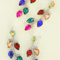 JEWELED CRYSTAL CHRISTMAS LIGHTS DROP EARRINGS