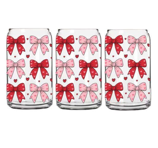 PINK AND RED BOW TUMBLER