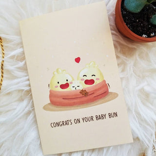 CONGRATS ON YOUR BABY BUN