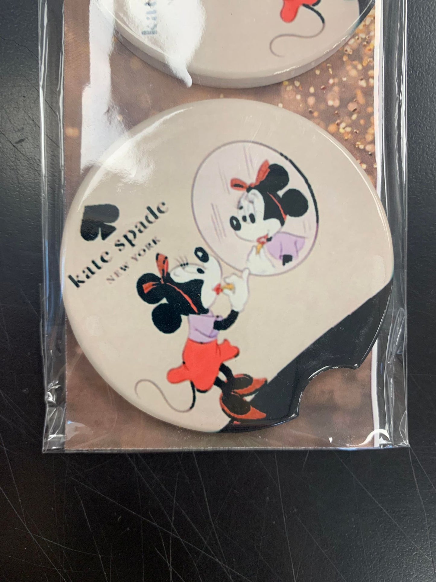 Minnie Kate Spade Car Coaster