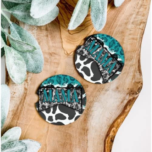 Mama Cheetah and Cow Car Coaster