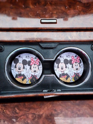 Mickey & Minnie Car Coaster