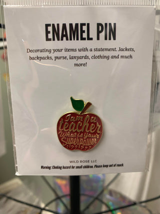 Teacher Enamel Pin