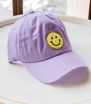 Smiley Face Cap (Purple)