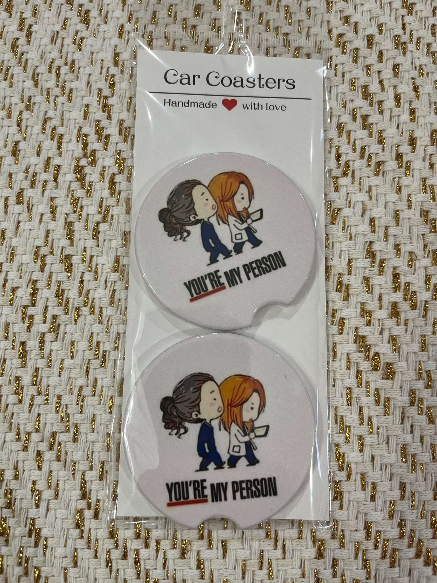 You're My Person Car Coaster