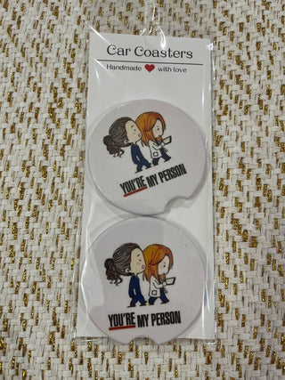 You're My Person Car Coaster