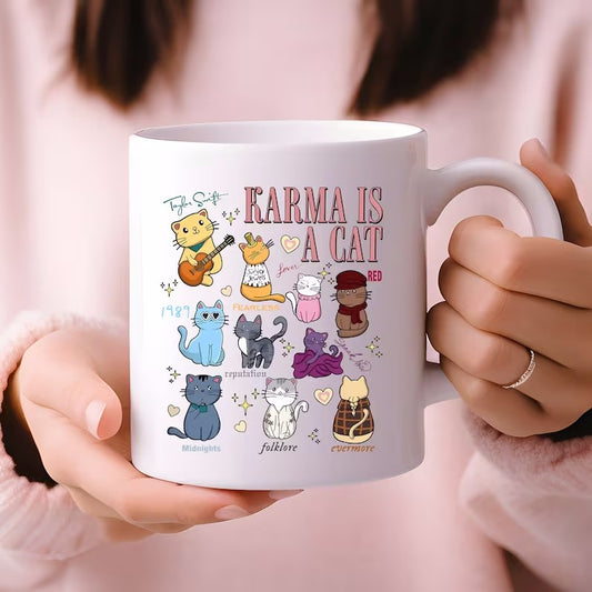 Taylor Mug Karma is the Cat