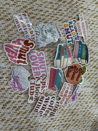 Smut Book Lover  Stickers
