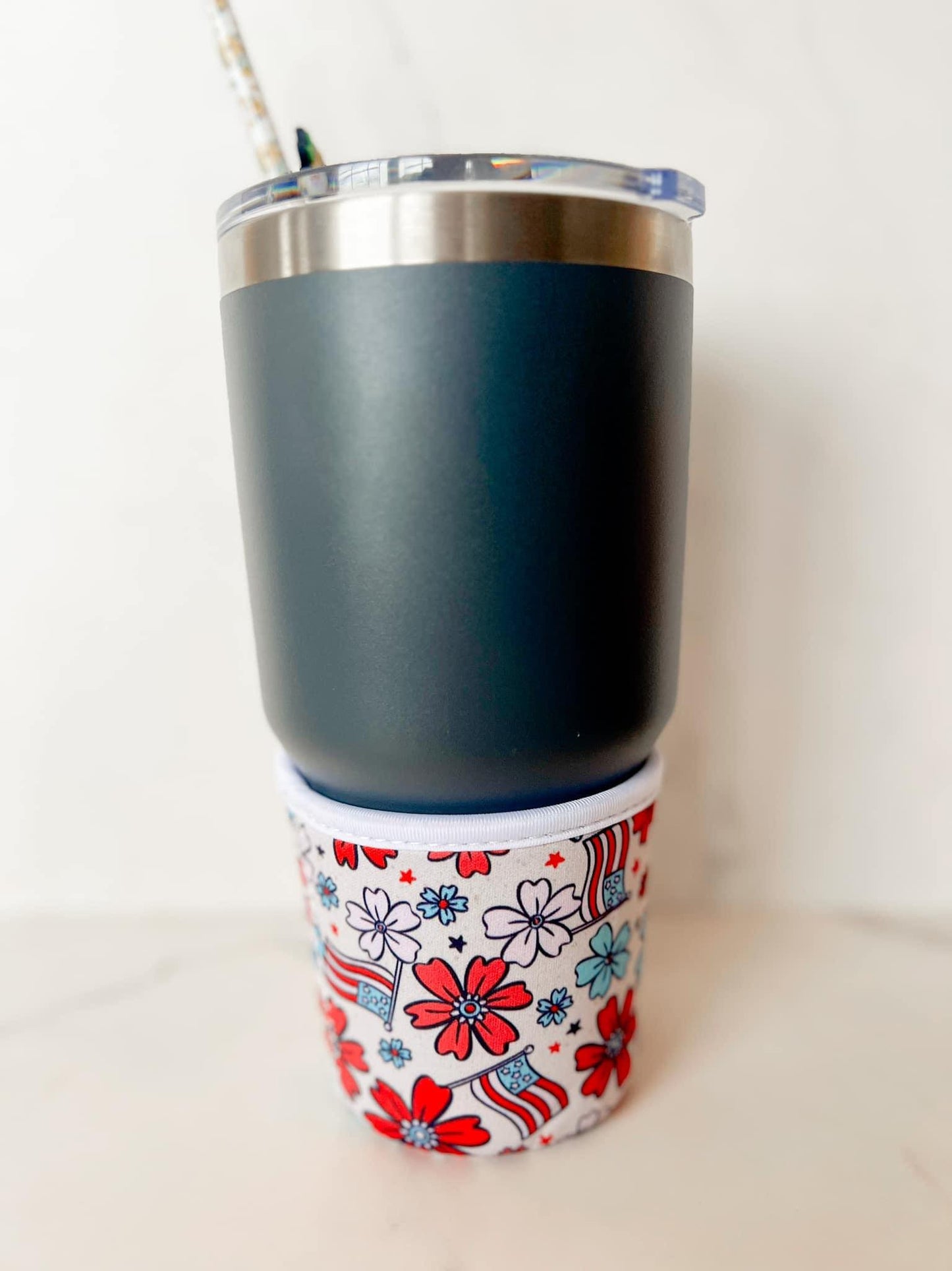 Flower Flag Tumbler Boots