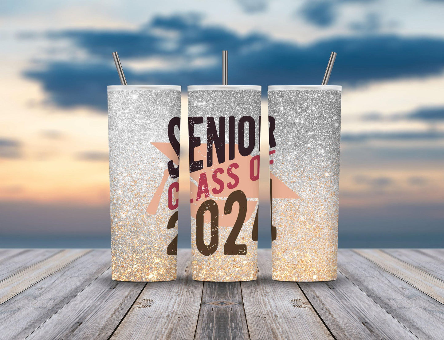 Glitter Class of 2024 Tumbler