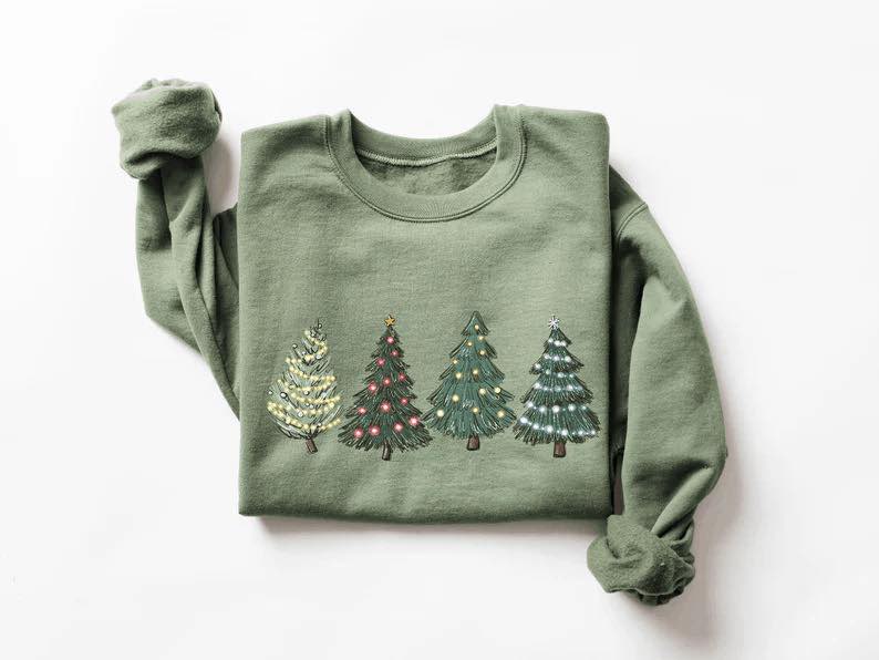 4 Christmas Tree Pullover