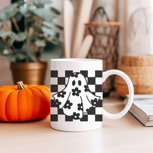 Ghost Floral Mug