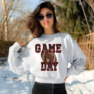 Game Day Football Faux Sequin