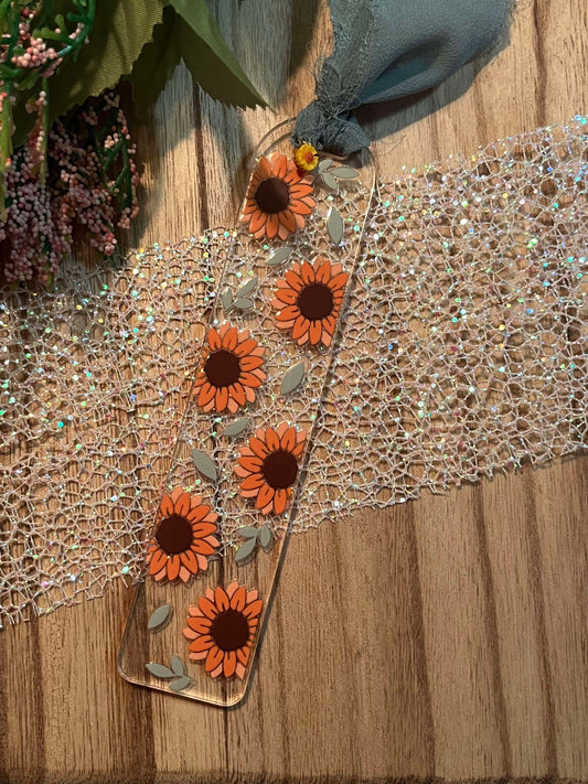 Fall Flower Bookmark