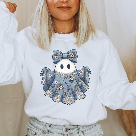 FLORAL GHOST PULLOVER