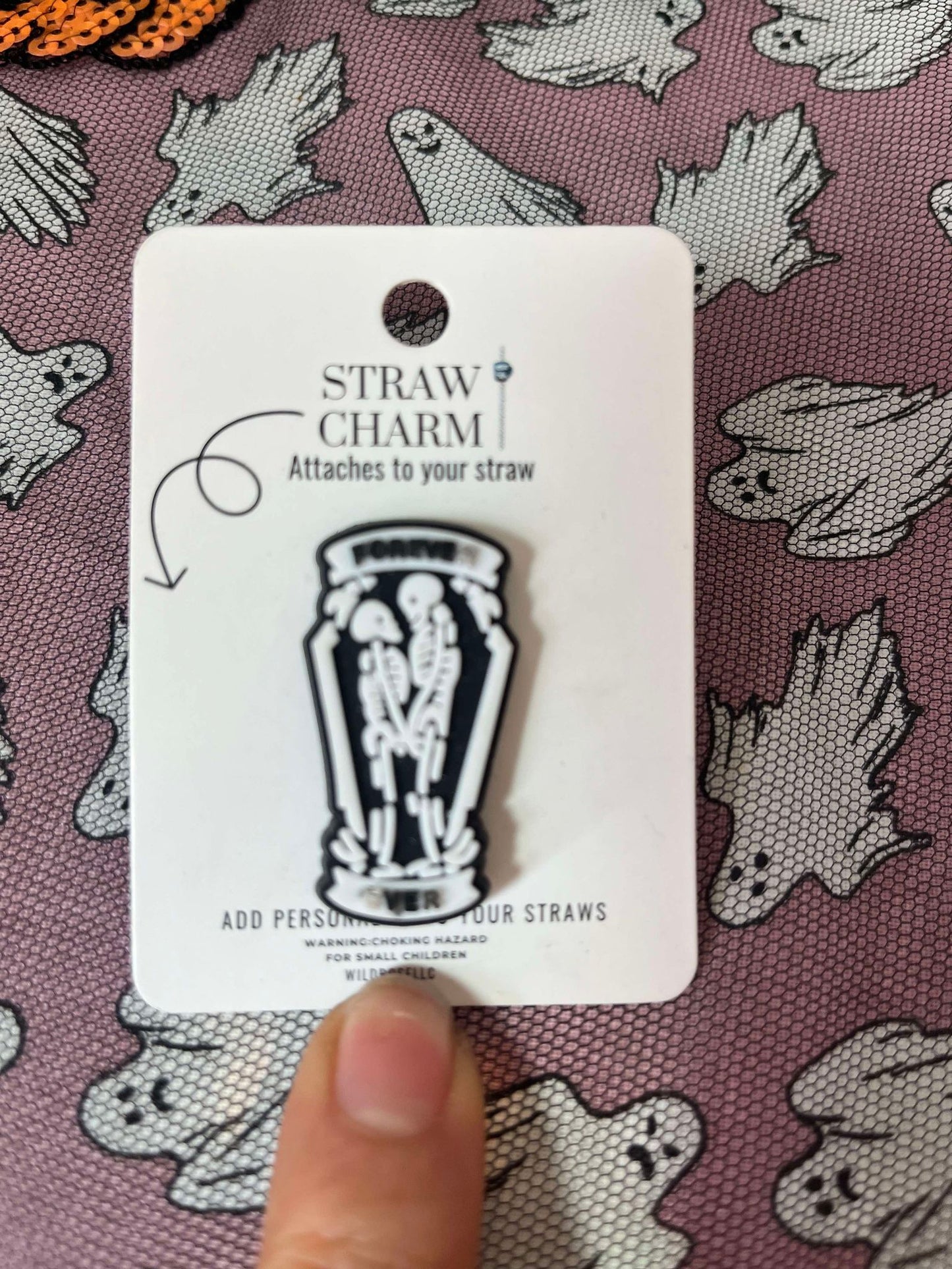 HALLOWEEN STRAW CHARM