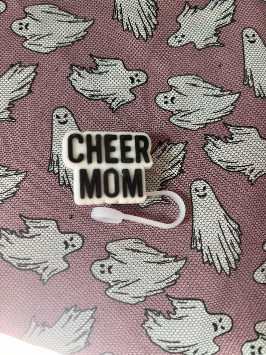 CHEER MOM STRAW TOPPER