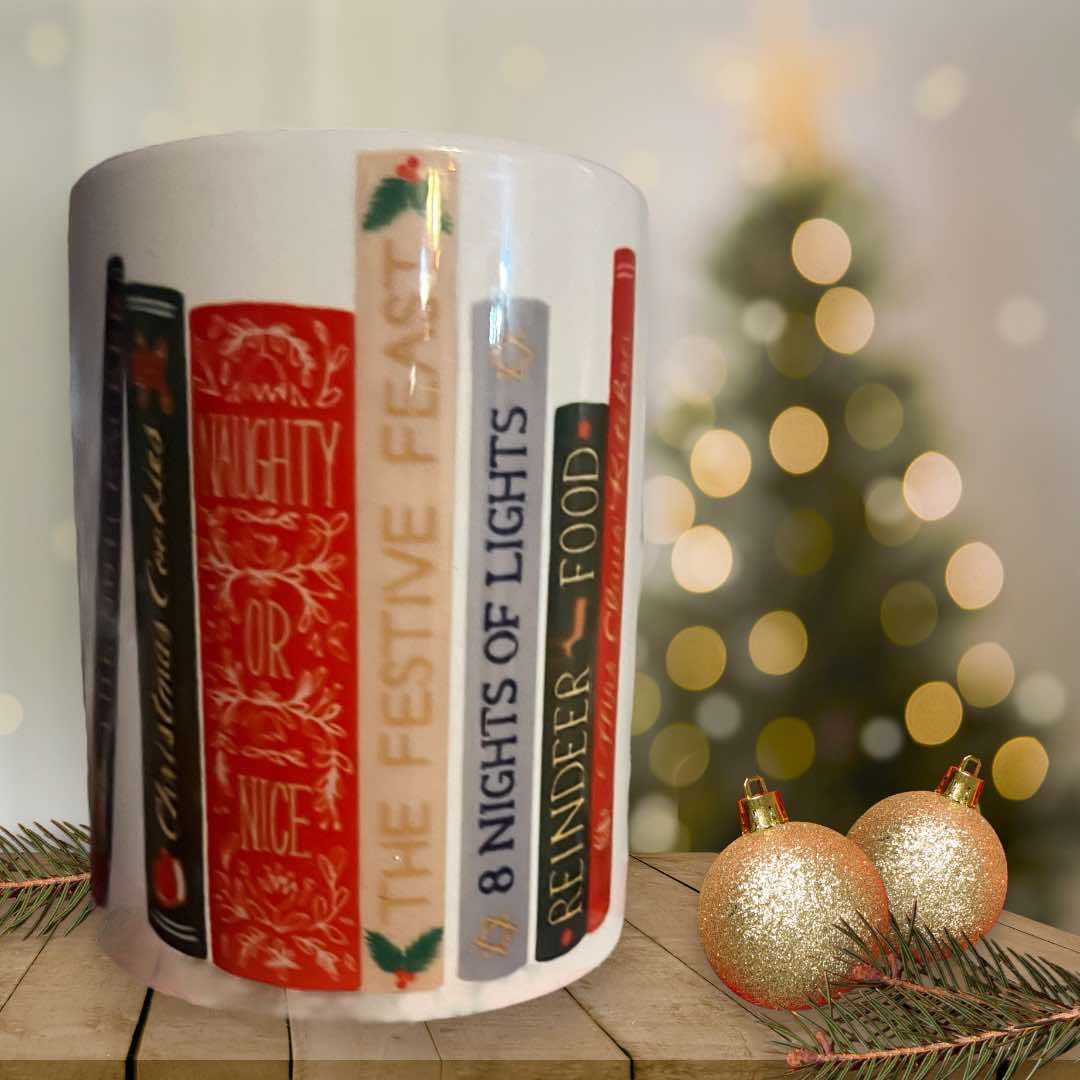 CHRISTMAS BOOKS MUG