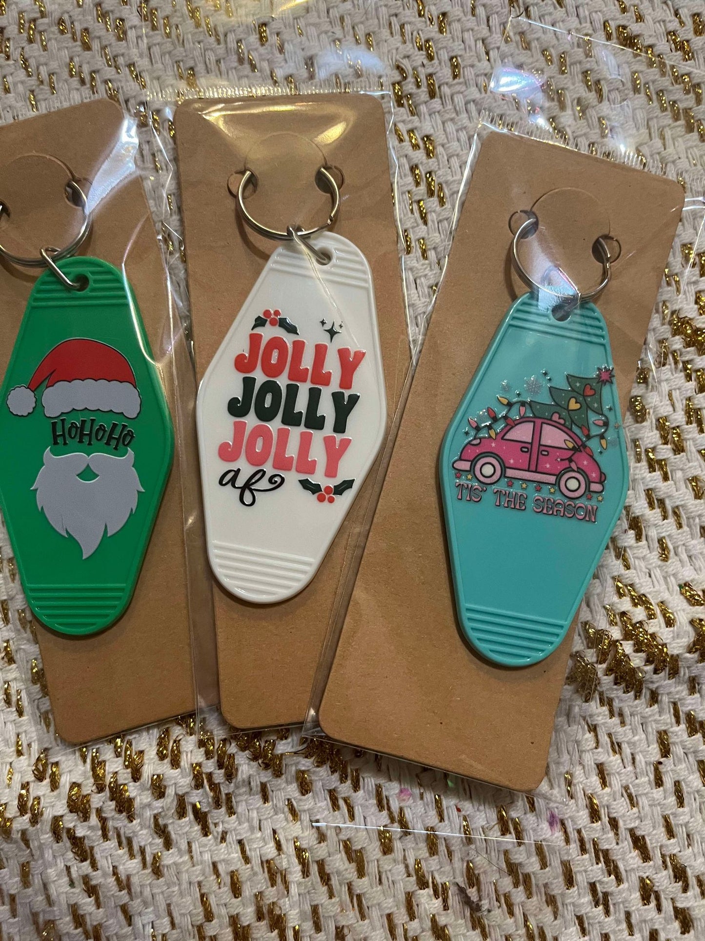 CHRISTMAS MOTEL KEYCHAINS #2