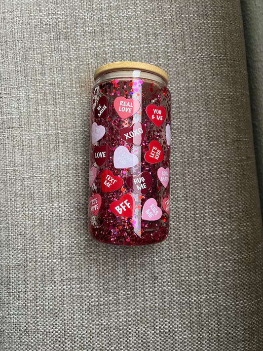 VALENTINE TUMBLER SNOWGLOBE