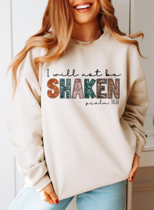 I WILL NOT BE SHAKEN