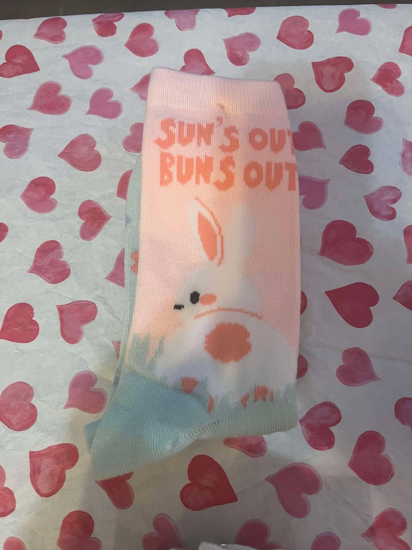 SUNS OUT BUNNY OUT  SOCKS