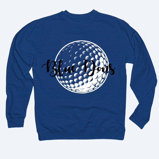 Blue Don Golf Ball