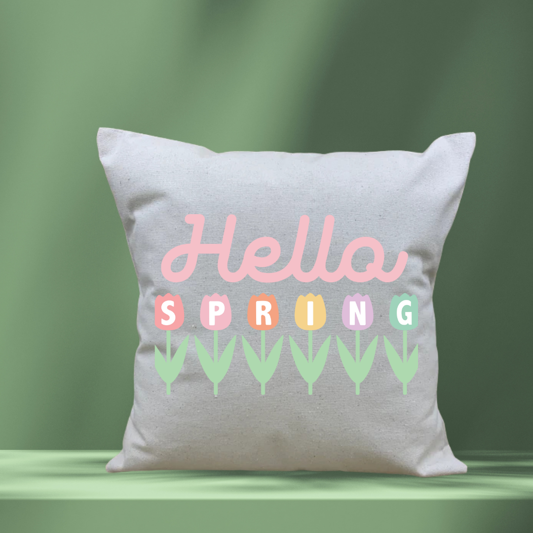 HELLO SPRING PILLOW