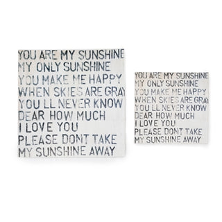 8"X8" YOU ARE MY SUNSHINE ART POSTER