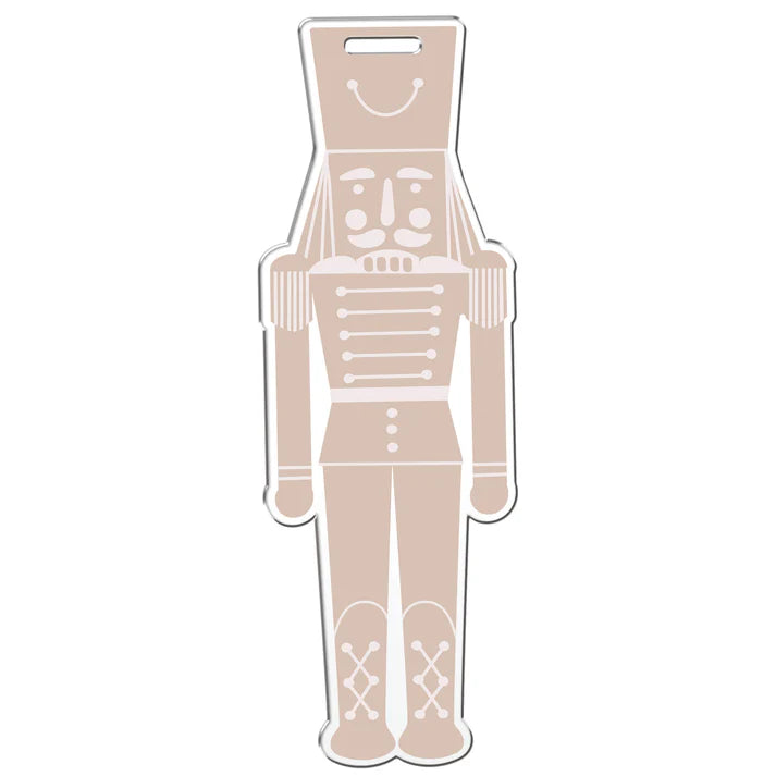 NUTCRACKER ORNAMENT- BEIGE