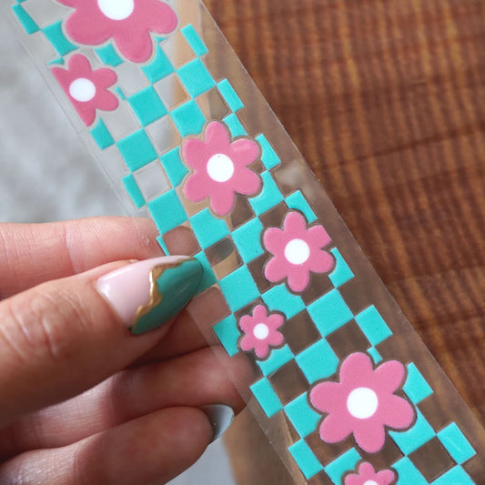 RETRO PINK BOOKMARK