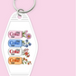 Floral Diet Coke - Motel Keychain