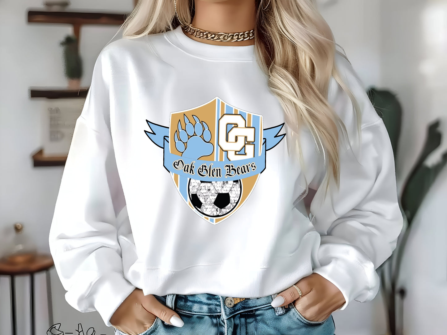 Oak Glen Soccer- FAUX SEQUIN