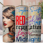 Taylor Swift Red Collage Tumbler