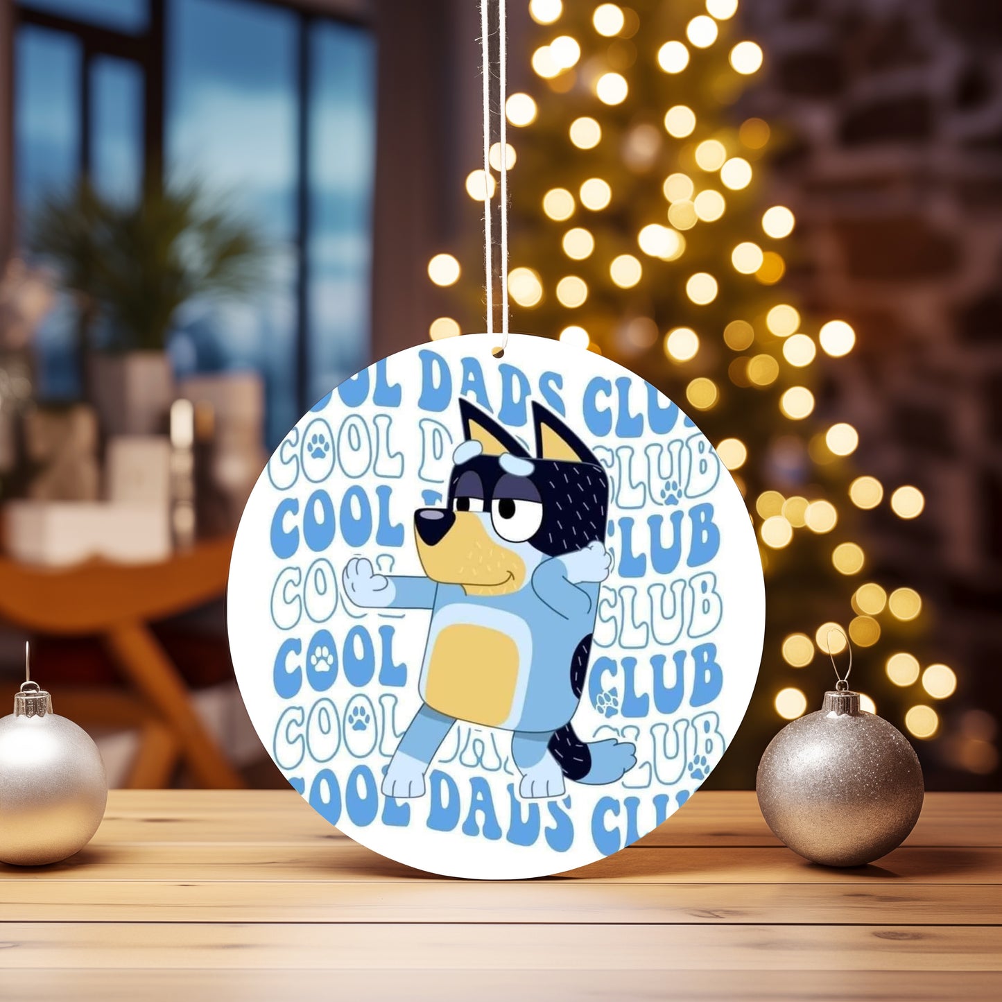 Dad Bluey ornament