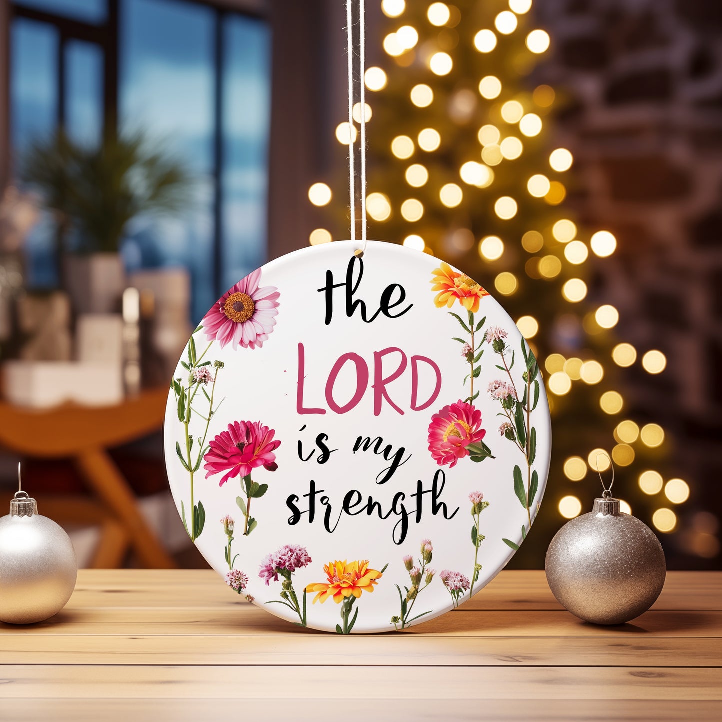 Lord is my Strength Ornament