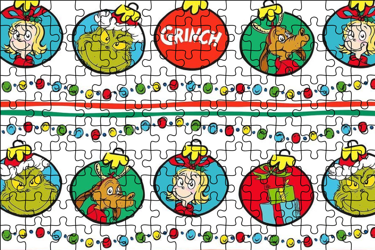 Grinch Ornament Puzzle