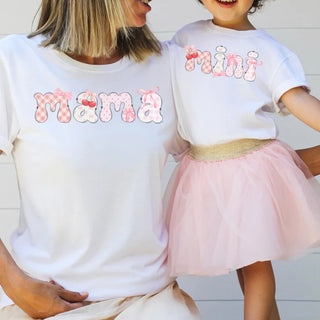 Mama and Mini Pink Bows