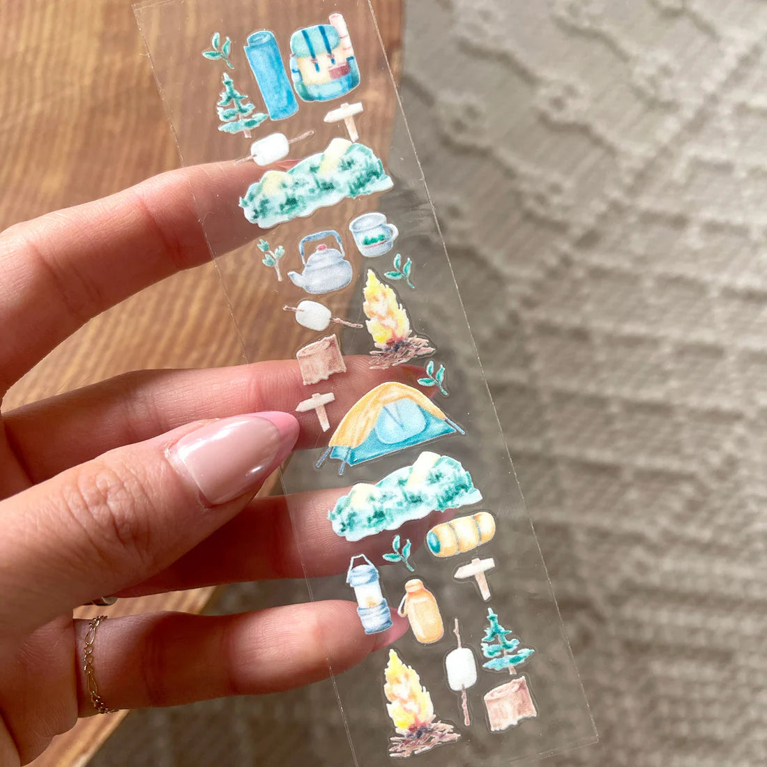 HAPPY CAMPER BOOKMARK