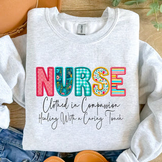 Nurse Embroidery Dtf