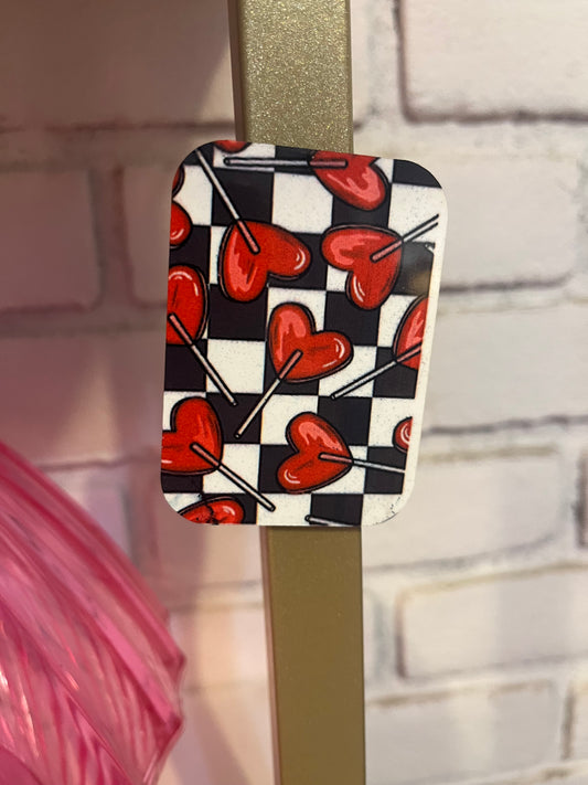 Heart Lollipop pop Magnet