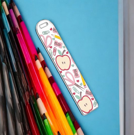 School Apple Bookmark