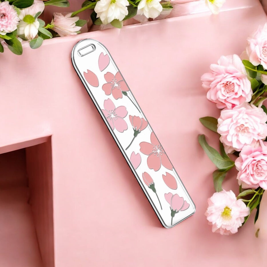 Pink Flower Bookmark