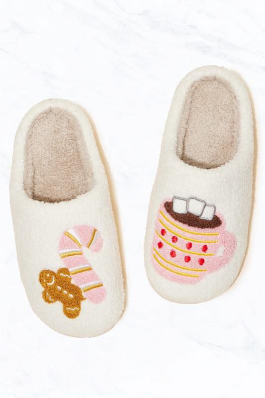 GINGERBREAD HOT AND COLD SLIPPERS