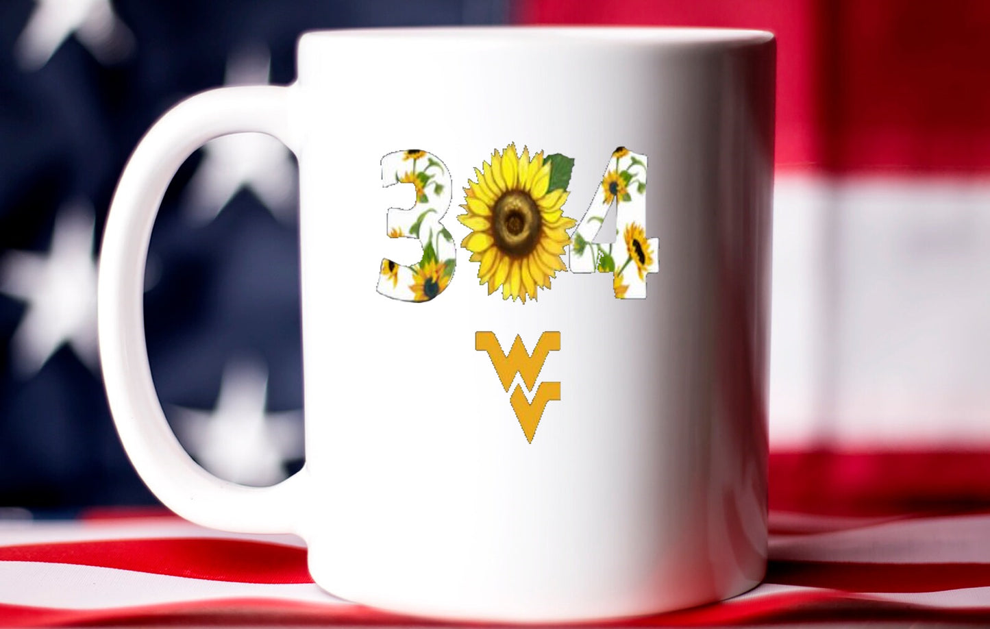 304 WV Daisy Coffee Cup