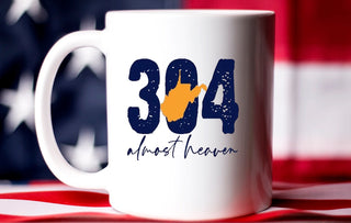 304 WV Almost Home Coffee Cup