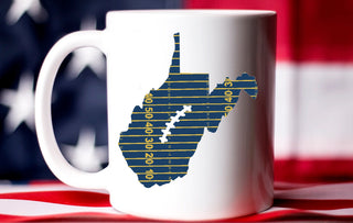 West Virginia Football Coffee Cup